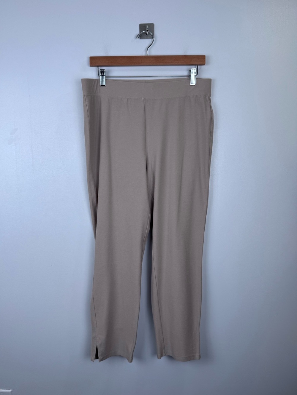 Eileen Fisher Women Tan Pull On Pant Size Medium